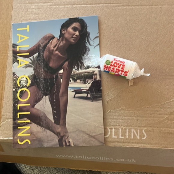 Talia Collins Asymmetrical Black Swimsuit - Picture 6 of 7